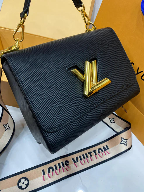Louis Vuitton Twist MM Epi Bag with Long Belt