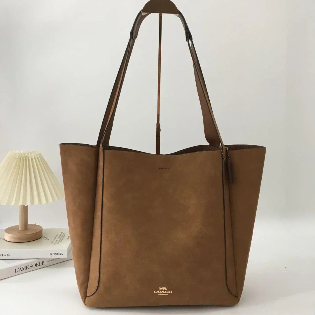 COACH Hadley Tote Bag Suede