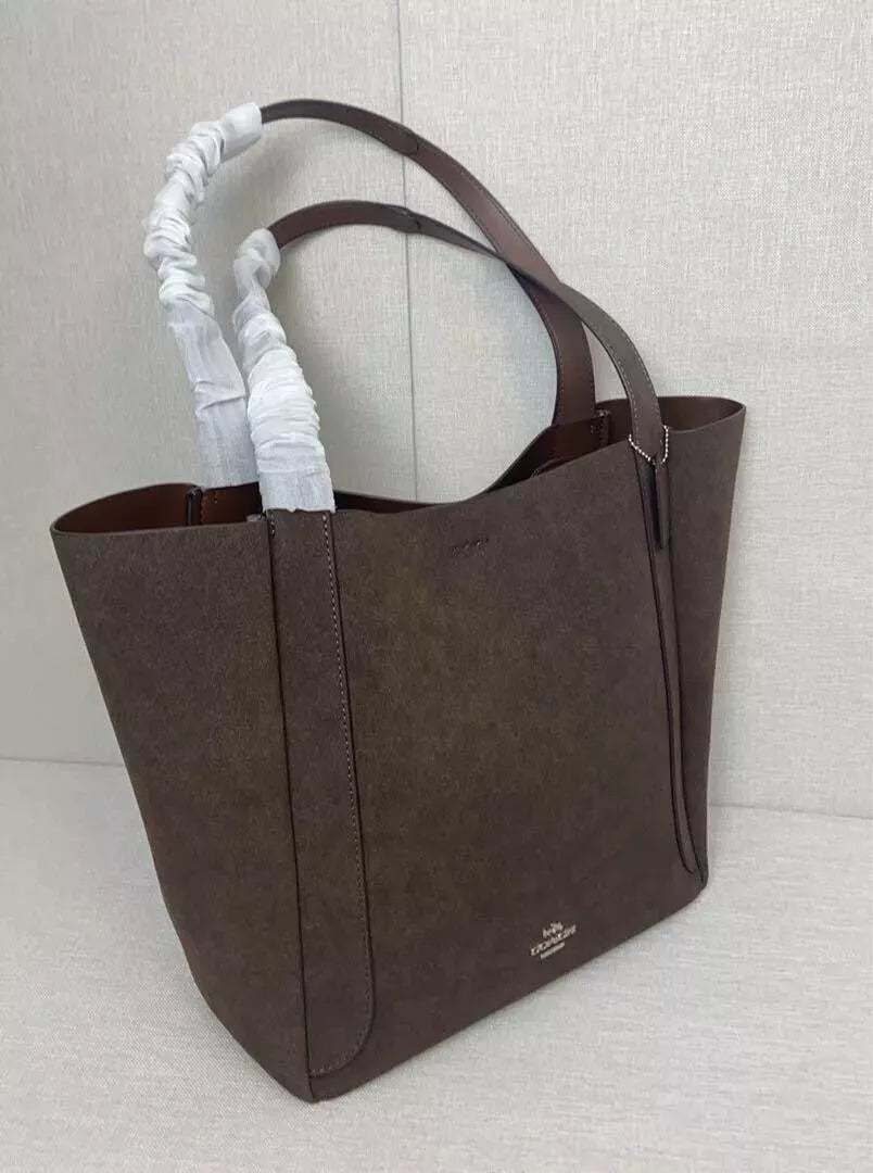 COACH Hadley Tote Bag Suede