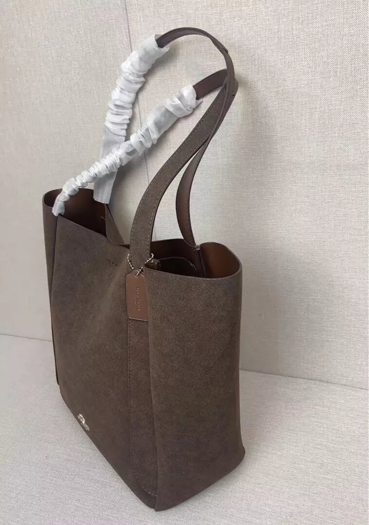 COACH Hadley Tote Bag Suede