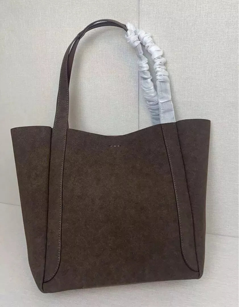 COACH Hadley Tote Bag Suede