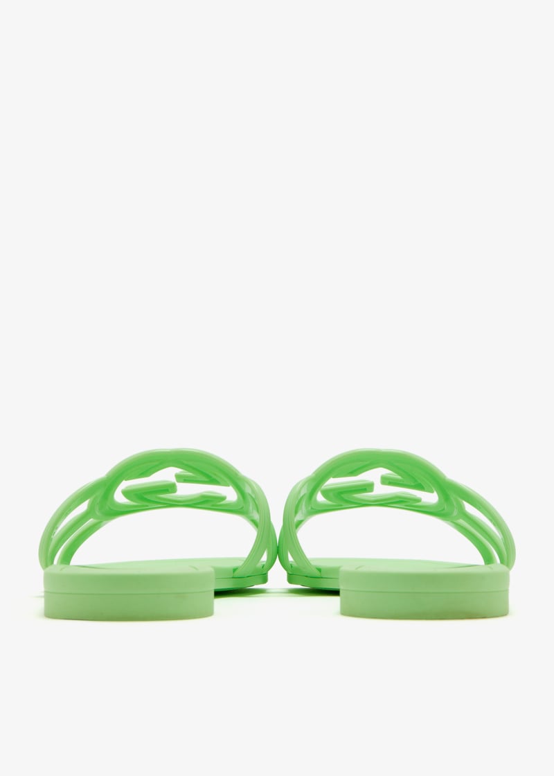 GUCCI Women's Mystic Logo Slide Sandals