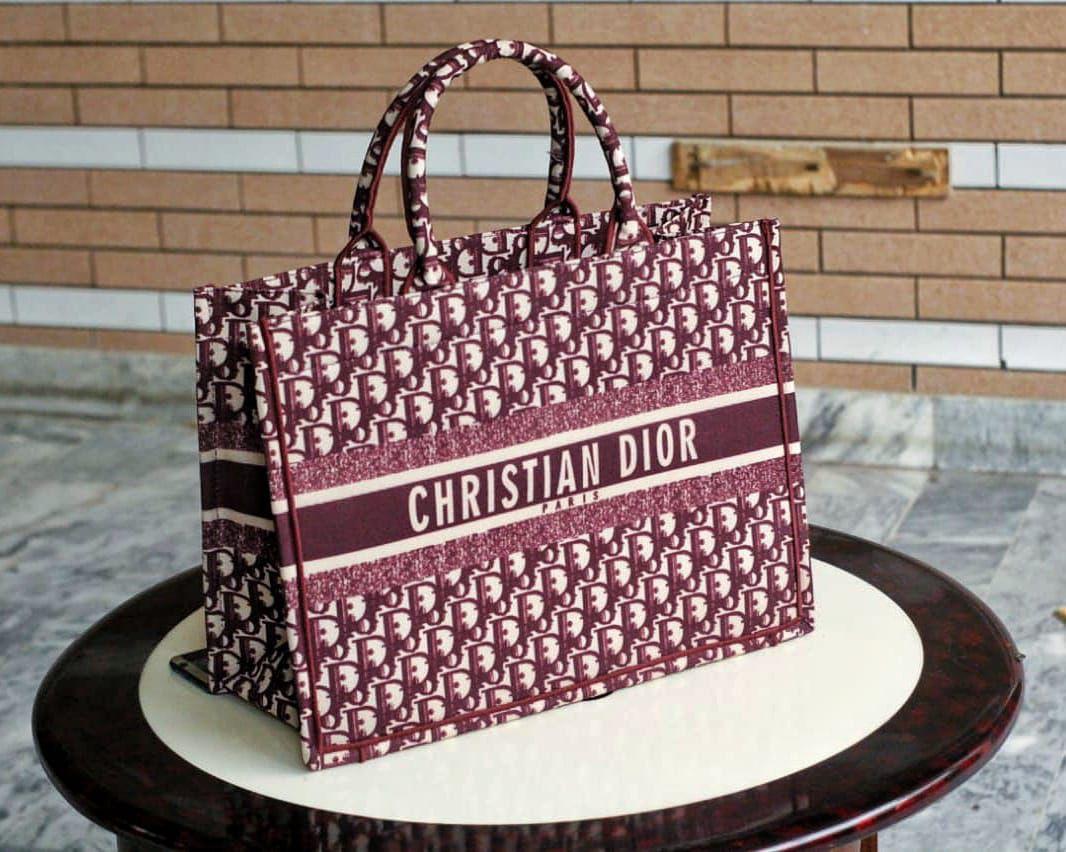 Chris Dior Tote Book Bag