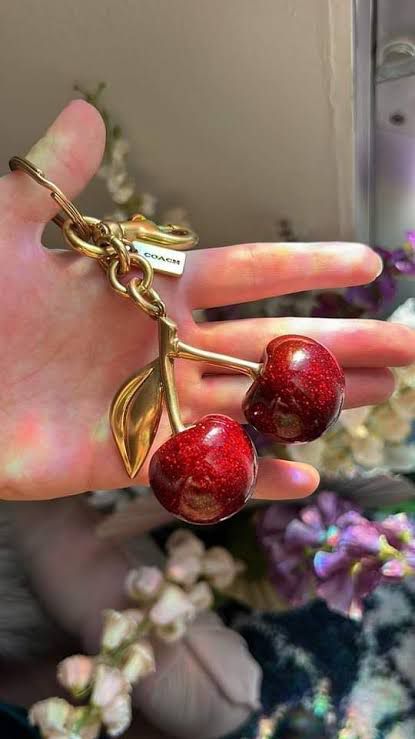 Coach Cherry Bag Charm