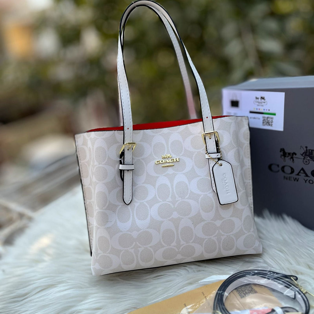 Coach Mollie Medium Tote 25 -Signature Canvas