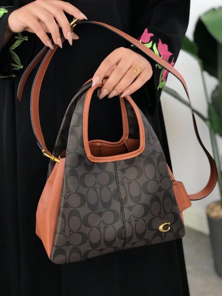 Coach Lana Shoulder Bag In Signature Jacquard