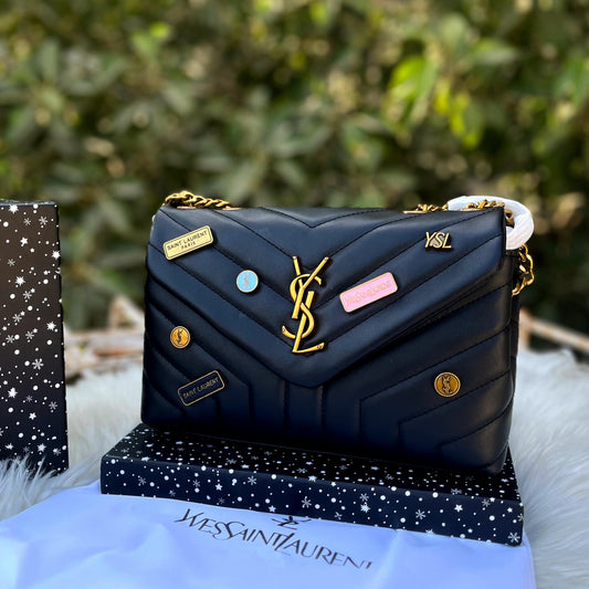 YSL Long Chain Crossbody