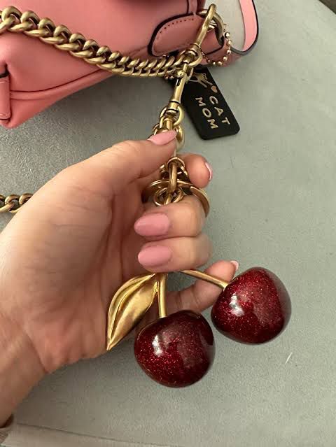 Coach Cherry Bag Charm