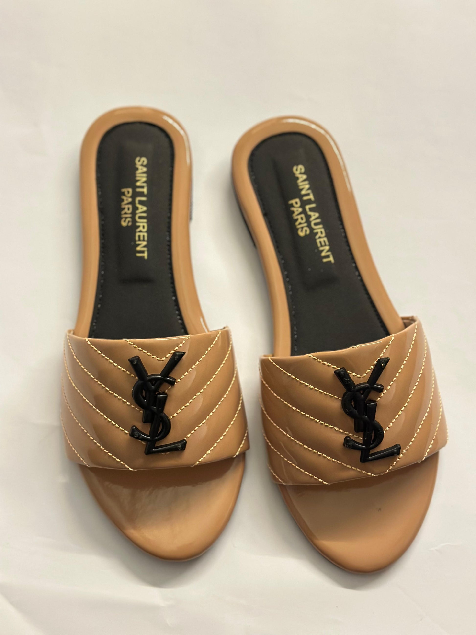 YSL FLAT SLIDES